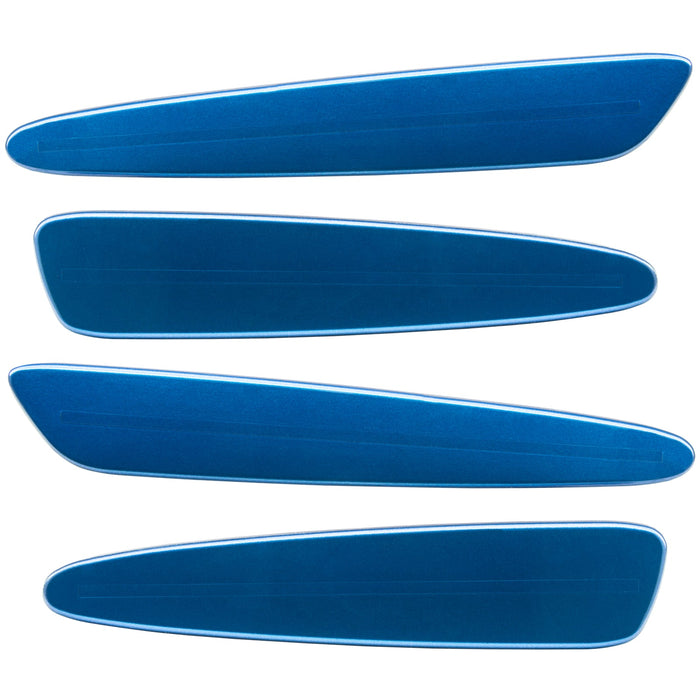 2005-2013 Chevrolet C6 Corvette Concept SMD Sidemarkers with blue stream paint and ghost lenses.