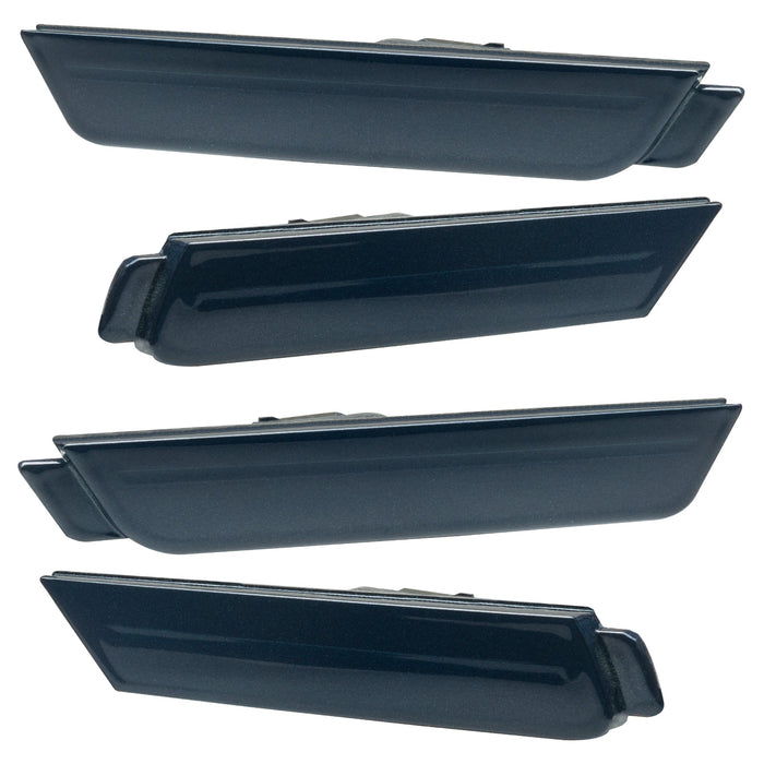 2010-2015 Chevrolet Camaro Concept SMD Sidemarker Set with blue velvet paint and ghost lenses.