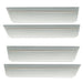 2008-2014 Dodge Challenger Concept Sidemarker Set with bright silver metallic paint and clear lens.