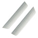 2011-2014 Dodge Charger Concept Sidemarker Rear Set with bright silver metallic paint and ghost lenses.