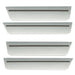 2008-2014 Dodge Challenger Concept Sidemarker Set with bright silver metallic paint and tinted lens.
