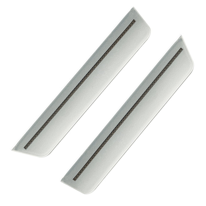 2011-2014 Dodge Charger Concept Sidemarker Rear Set with bright silver metallic paint and tinted lenses.