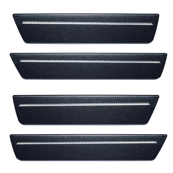 2008-2014 Dodge Challenger Concept Sidemarker Set with black pearl paint and clear lens.