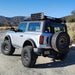 Rear three quarters view of silver Ford Bronco equipped with Flush Style LED Tail Lights