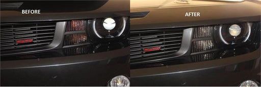Side by side comparison of before versus after installing ORACLE 1156 Chrome Bulbs.