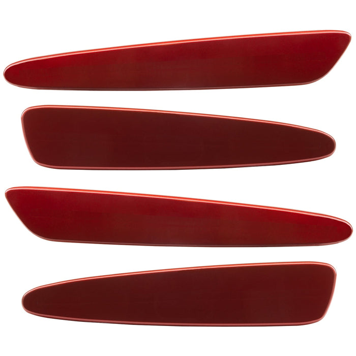 2005-2013 Chevrolet C6 Corvette Concept SMD Sidemarkers with crystal claret paint and ghost lenses.