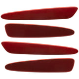 2005-2013 Chevrolet C6 Corvette Concept SMD Sidemarkers with crystal claret paint and ghost lenses.
