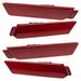 2010-2015 Chevrolet Camaro Concept SMD Sidemarker Set with crystal red paint and ghost lenses.