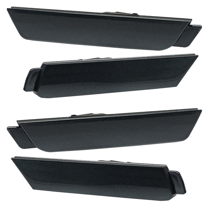 2010-2015 Chevrolet Camaro Concept SMD Sidemarker Set with cyber grey paint and ghost lenses.