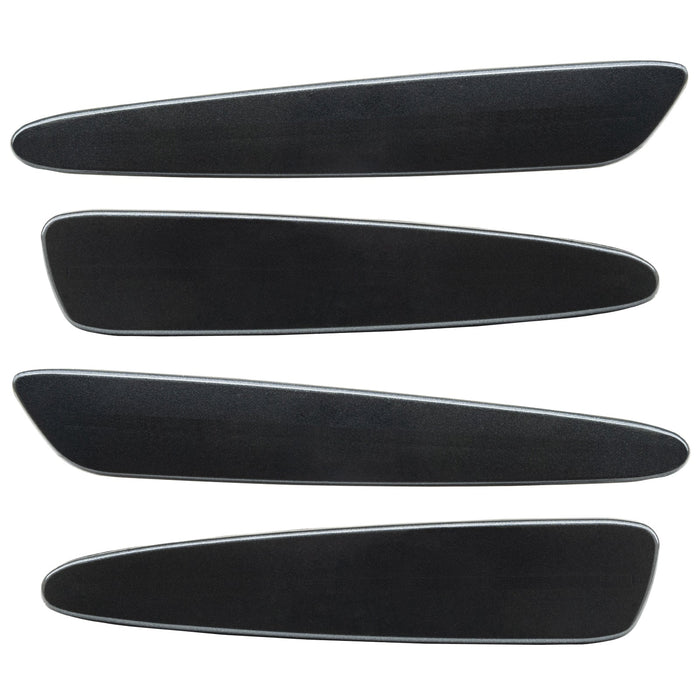 2005-2013 Chevrolet C6 Corvette Concept SMD Sidemarkers with cyber grey metallic paint and ghost lenses.