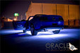 Mustang with white underglow