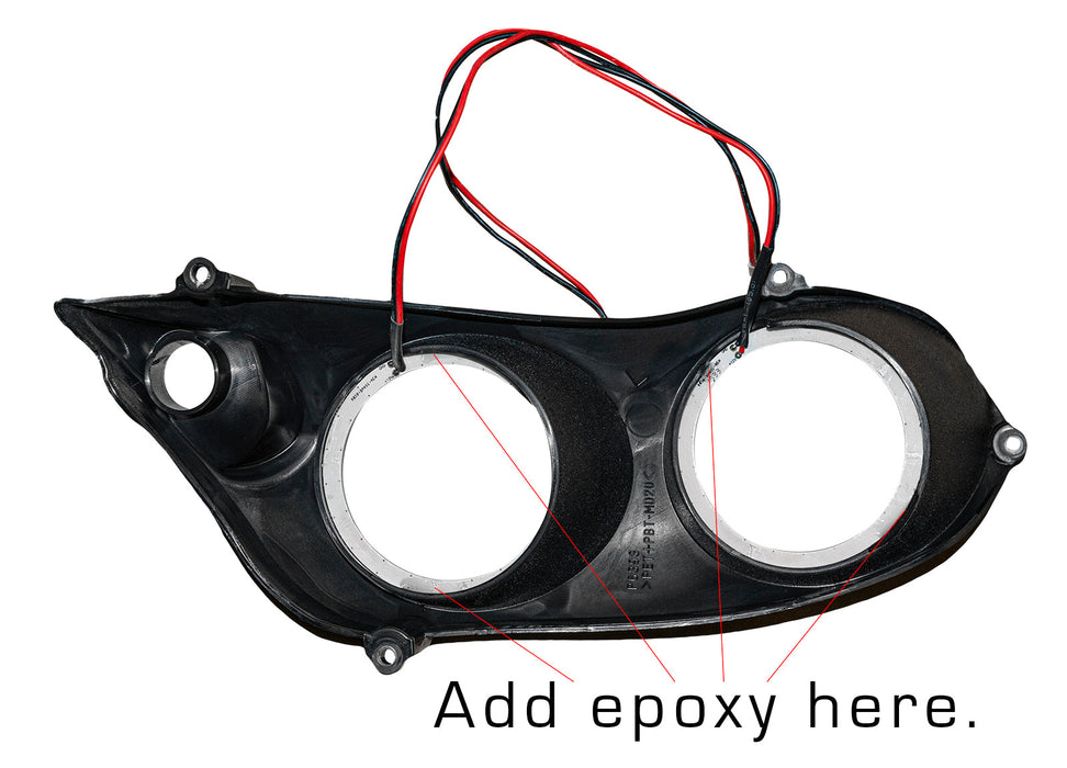 2007-2015 Kawasaki ZX-14R LED Headlight Halo Kit