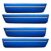 2008-2014 Dodge Challenger Concept Sidemarker Set with deep water blue pearl paint and clear lens.