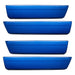 2008-2014 Dodge Challenger Concept Sidemarker Set with deep water blue pearl paint and ghost lens.