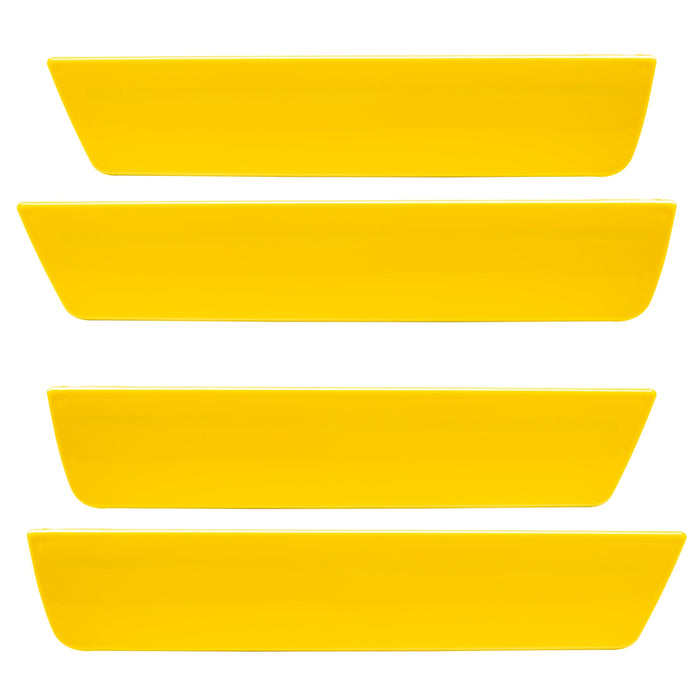 2008-2014 Dodge Challenger Concept Sidemarker Set with detonator yellow paint and ghost lens.