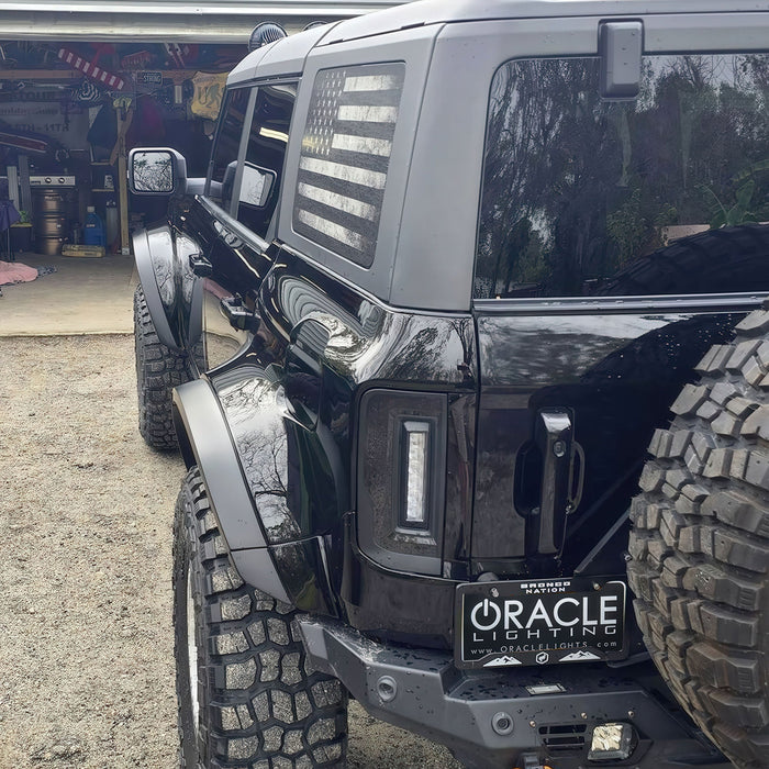 ORACLE Lighting Flush Style (Lensless) LED Tail Lights for 2021-2025 Ford Bronco