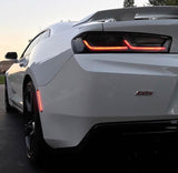 Rear view of a Chevrolet Camaro with Concept SMD Sidemarkers installed.
