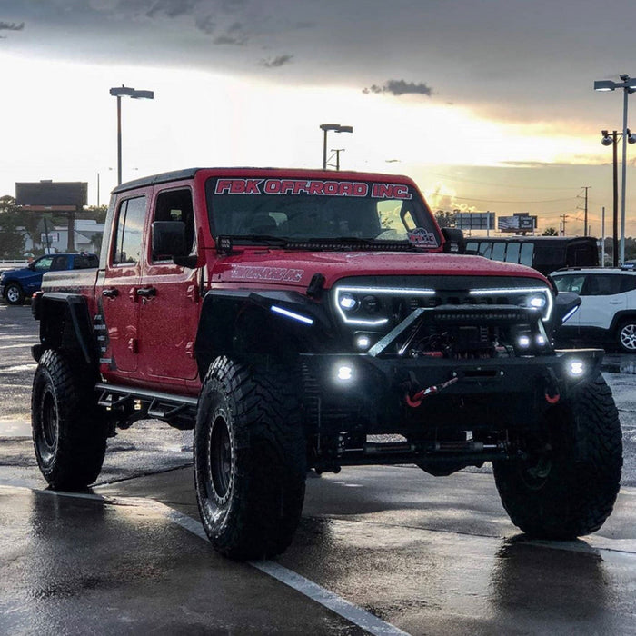 ORACLE Lighting VECTOR™ Pro Series II Full LED Grill for the Jeep Wrangler JL / Gladiator JT