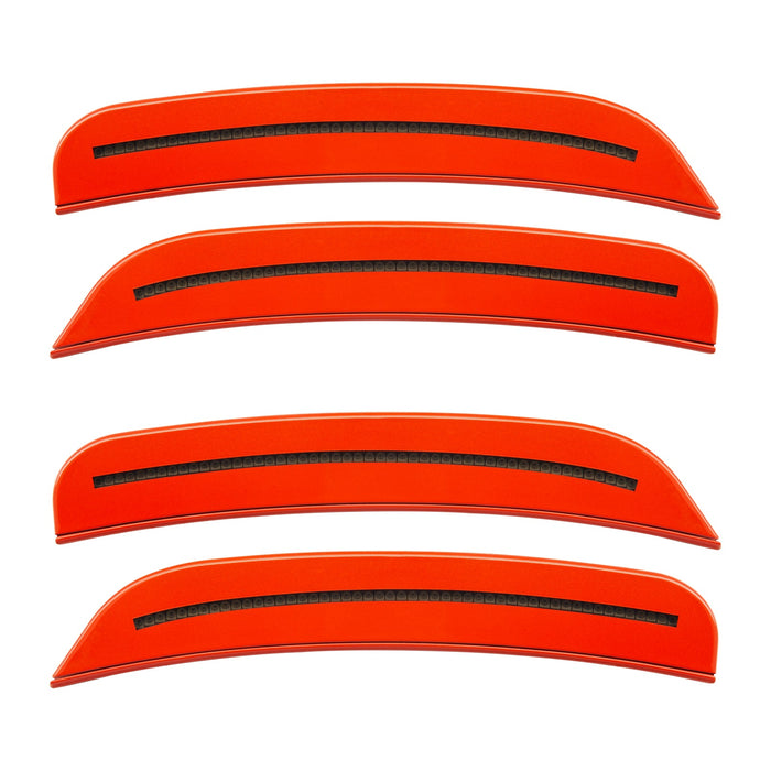 2015-2023 Dodge Charger Concept SMD Sidemarker Set with mango pearl paint and tinted lenses.