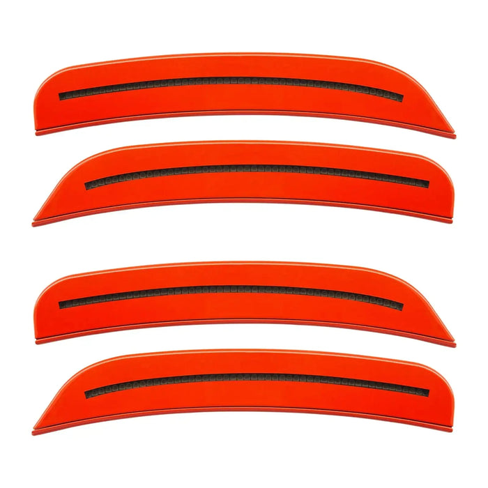 2015-2023 Dodge Charger Concept SMD Sidemarker Set with mango pearl paint and tinted lenses.