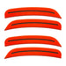 2015-2023 Dodge Charger Concept SMD Sidemarker Set with mango pearl paint and tinted lenses.