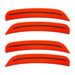 2015-2023 Dodge Charger Concept SMD Sidemarker Set with mango pearl paint and tinted lenses.