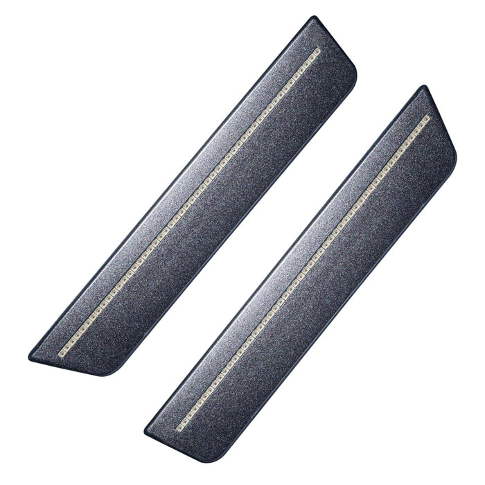2011-2014 Dodge Charger Concept Sidemarker Rear Set with granite crystal metallic paint and clear lenses.