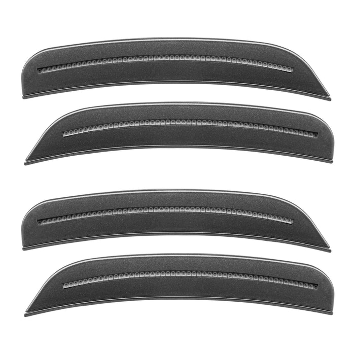 2015-2023 Dodge Charger Concept SMD Sidemarker Set with granite crystal metallic paint and clear lenses.