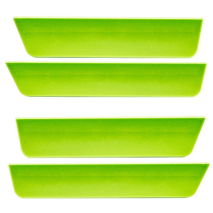 2008-2014 Dodge Challenger Concept Sidemarker Set with green envy paint and ghost lens.