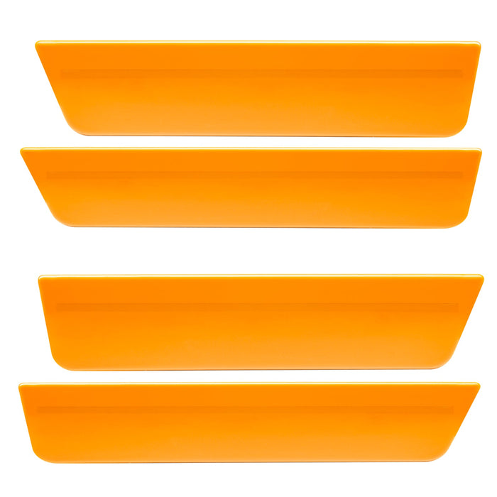 2008-2014 Dodge Challenger Concept Sidemarker Set with orange paint and ghost lens.