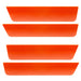 2008-2014 Dodge Challenger Concept Sidemarker Set with hemi orange pearl paint and ghost lens.
