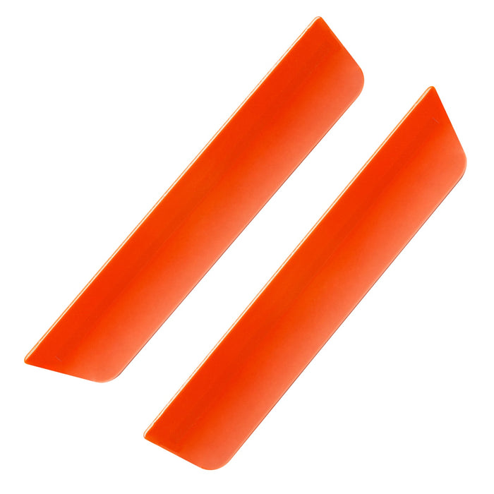 2011-2014 Dodge Charger Concept Sidemarker Rear Set with hemi orange pearl paint and ghost lenses.