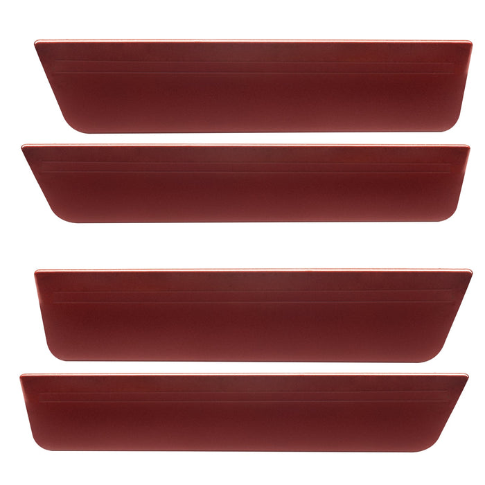 2008-2014 Dodge Challenger Concept Sidemarker Set with high octane red pearl paint and ghost lens.