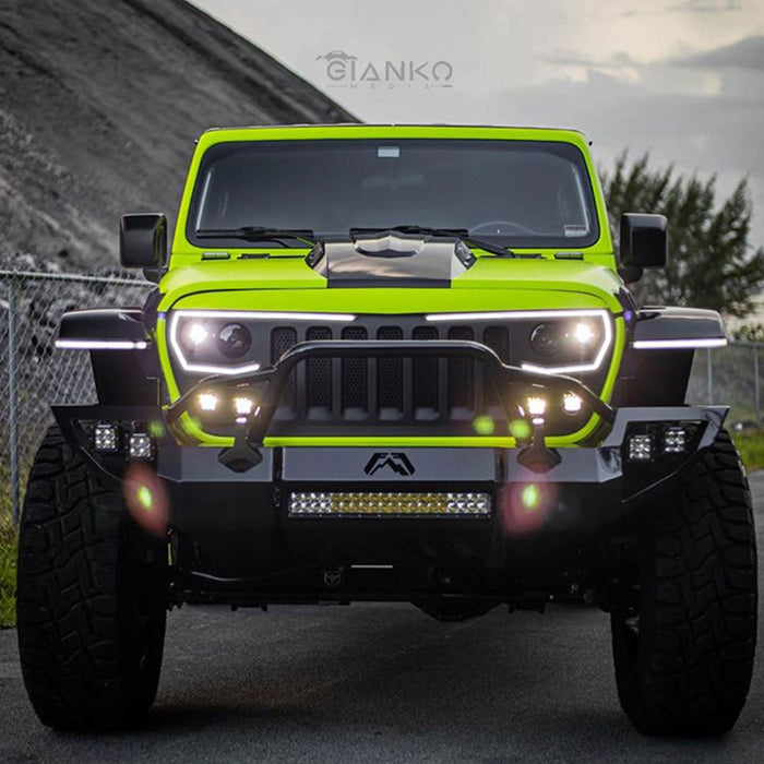 ORACLE Lighting VECTOR™ Pro Series II Full LED Grill for the Jeep Wrangler JL / Gladiator JT