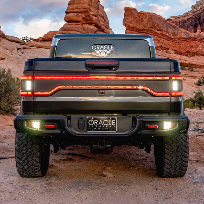 Rear Bumper LED Reverse Lights for Jeep Gladiator JT