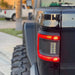 Close-up of a Flush Mount LED Tail Light installed on a Jeep Gladiator JT.