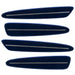 2005-2013 Chevrolet C6 Corvette Concept SMD Sidemarkers with le mans blue paint and clear lenses.