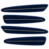 2005-2013 Chevrolet C6 Corvette Concept SMD Sidemarkers with le mans blue paint and clear lenses.