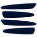 2005-2013 Chevrolet C6 Corvette Concept SMD Sidemarkers with le mans blue paint and ghost lenses.
