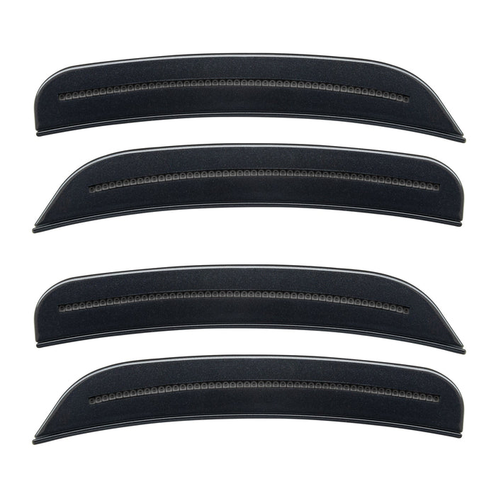 2015-2023 Dodge Charger Concept SMD Sidemarker Set with steel metallic paint and tinted lenses.