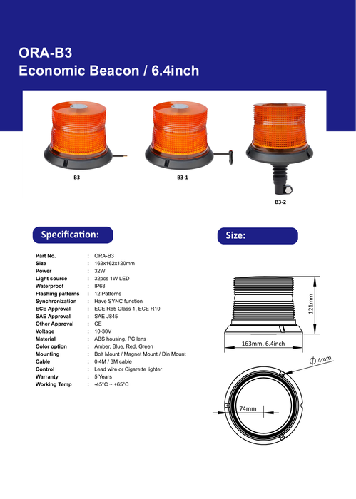 ORACLE Lighting Economic Beacon 6.4"