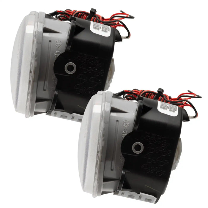 Side view of 2007-2015 Jeep Wrangler Pre-Assembled Fog Lights - Dynamic ColorSHIFT