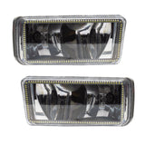 2007-2015 Chevrolet Silverado Pre-Assembled Fog Lights - Square Style Halo