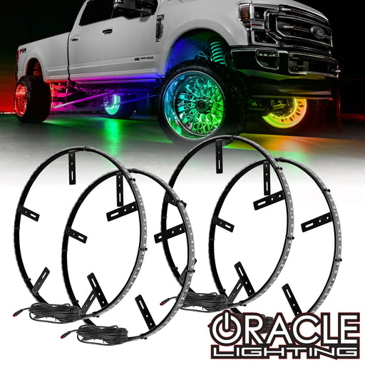 ColorSHIFT LED Illuminated Wheel Rings.