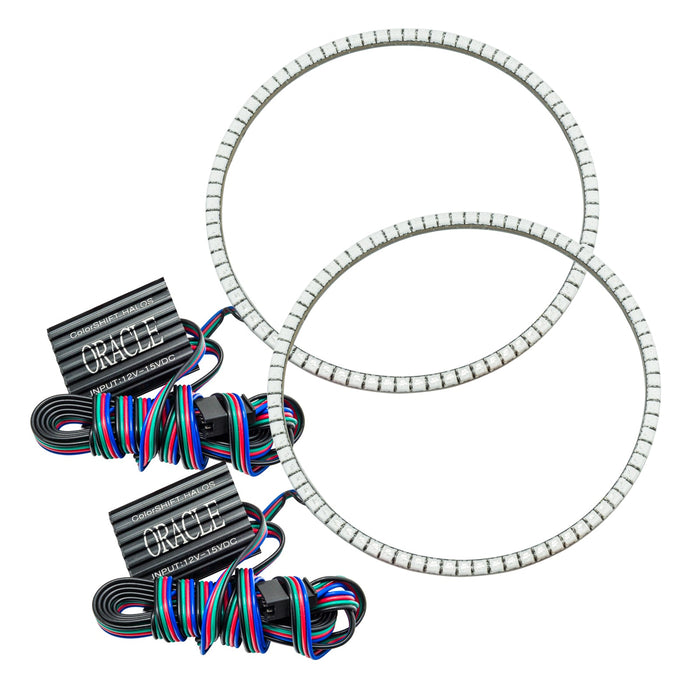 Universal 7" Round Exterior Surface Mount LED Halo Kit - ColorSHIFT
