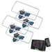 2007-2013 GMC Sierra LED Headlight Halo Kit (Square Style) with 2.0 Controller.