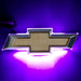 2010-2013 Chevrolet Camaro Illuminated LED Rear Bowtie Emblem with purple LEDs.