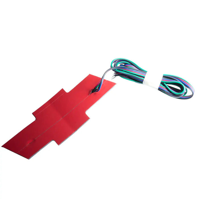 Rear view of 2010-2013 Chevrolet Camaro Illuminated LED Rear Bowtie Emblem - ColorSHIFT LEDs