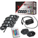 4 Piece Bluetooth and RF LED Rock Light Kit.