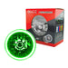 Pre-Installed 7" H6024/PAR56 Sealed Beam Halo with green LED halo ring.